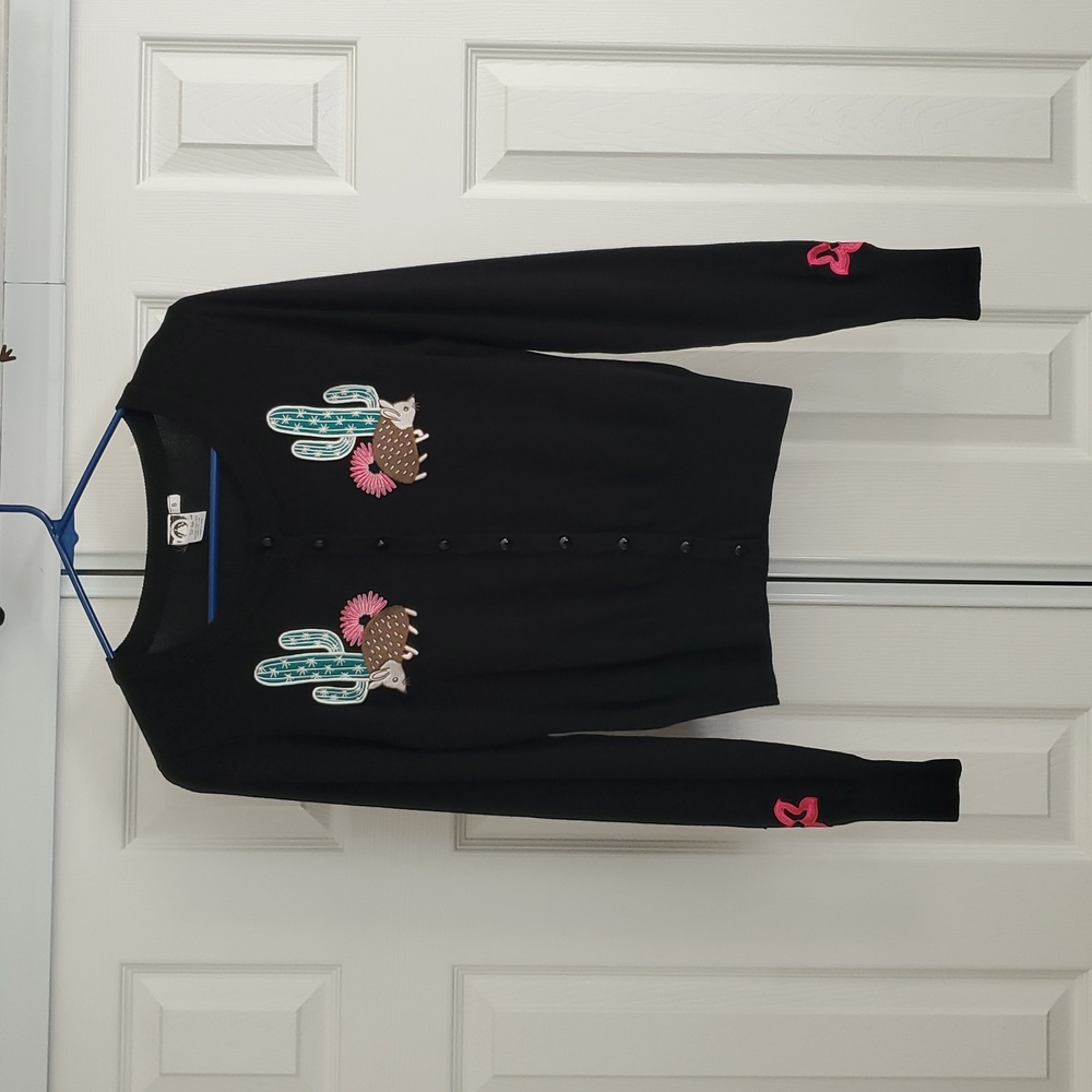 Too Fast Embroidered Western Cardigan